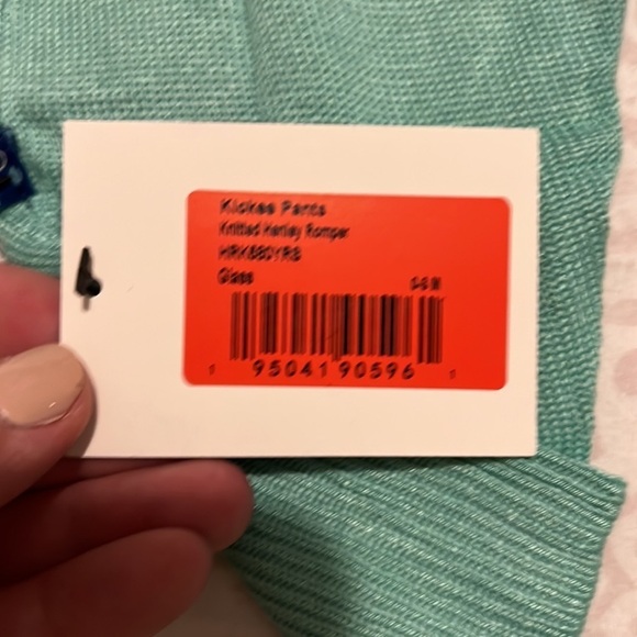 NWT Kickee Pants knitted baby Henley romper - Picture 3 of 3